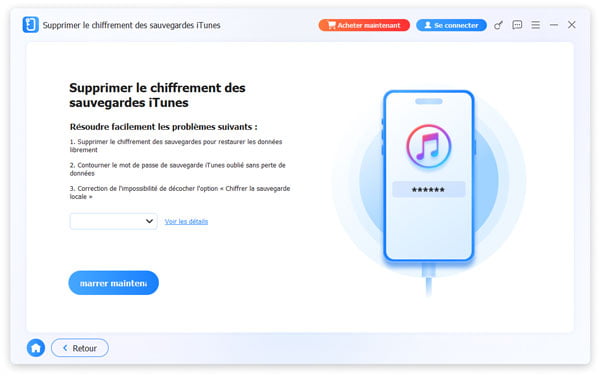 Supprimer Chiffrement De Sauvegarde