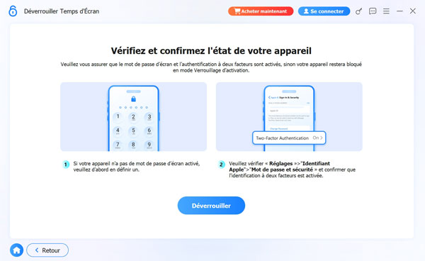 Verifier Et Confirmer Le Etat Avant Le Deverrouillage