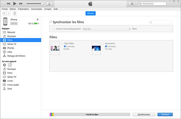 Accéder aux fichiers iPhone sur PC avec iTunes