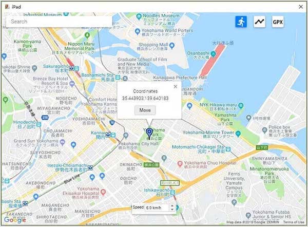 Changer votre localisation GPS iOS