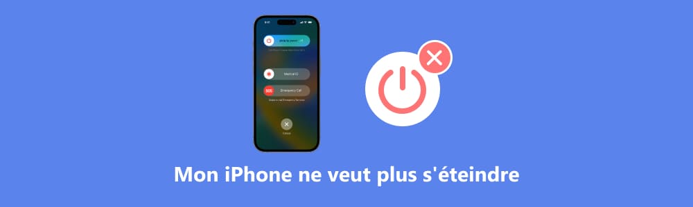 Mon iPhone ne veut plus s'éteindre