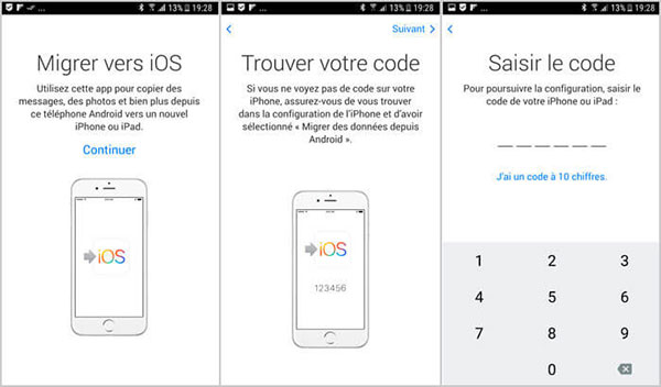 Trouver le code sur Samsung