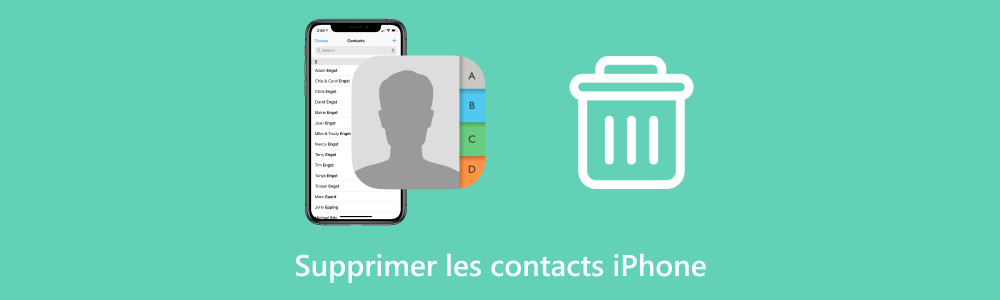 Supprimer les contacts sur l'iPhone