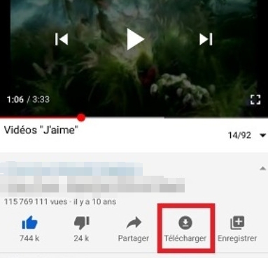 Télécharger des vidéos YouTube sur iPhone avec YouTube Premium