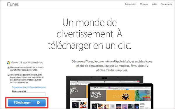 Télécharger iTunes