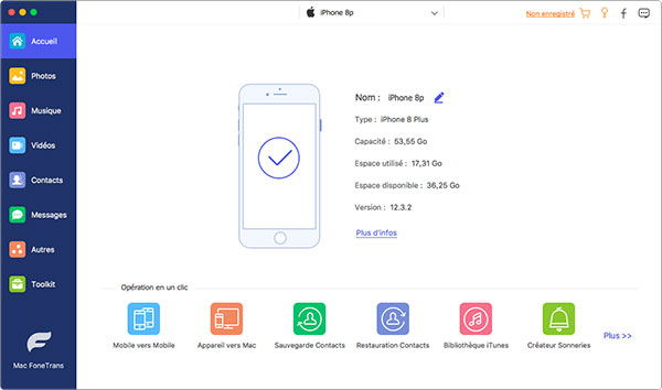 Analyser iPhone