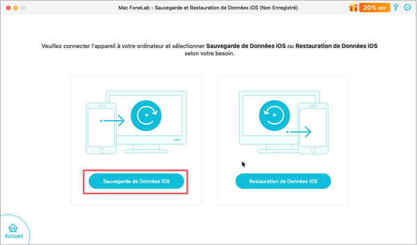 Sauvegarder les données iOS