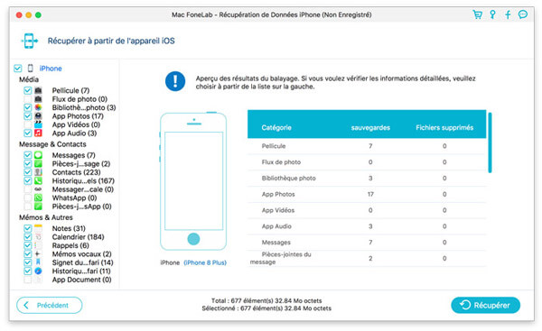 Résultat de scan