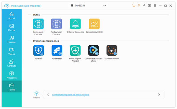 Toolkit de MobieSync