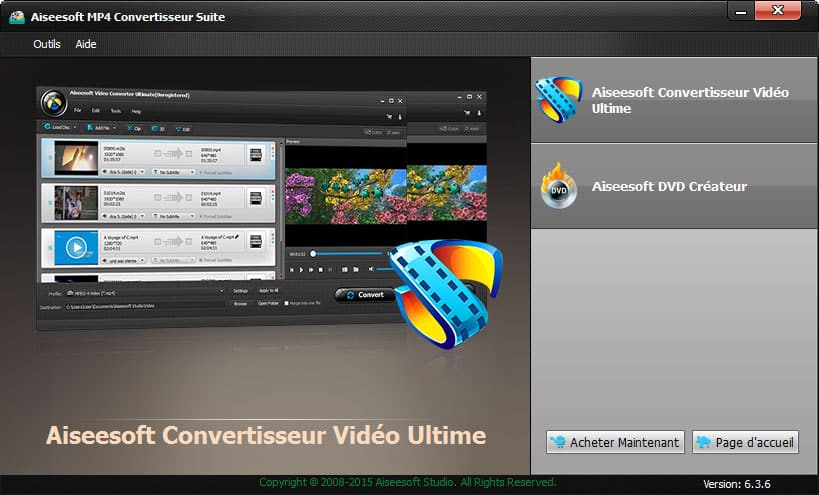 MP4 Convertisseur Suite