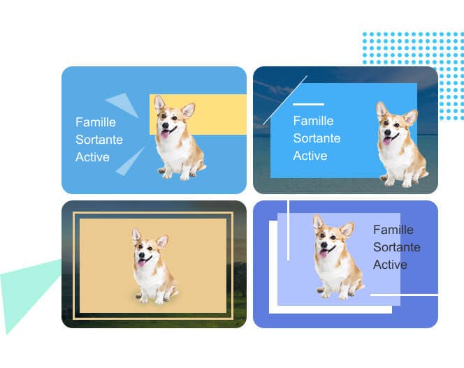 Modifier l'arrière-plan des photos