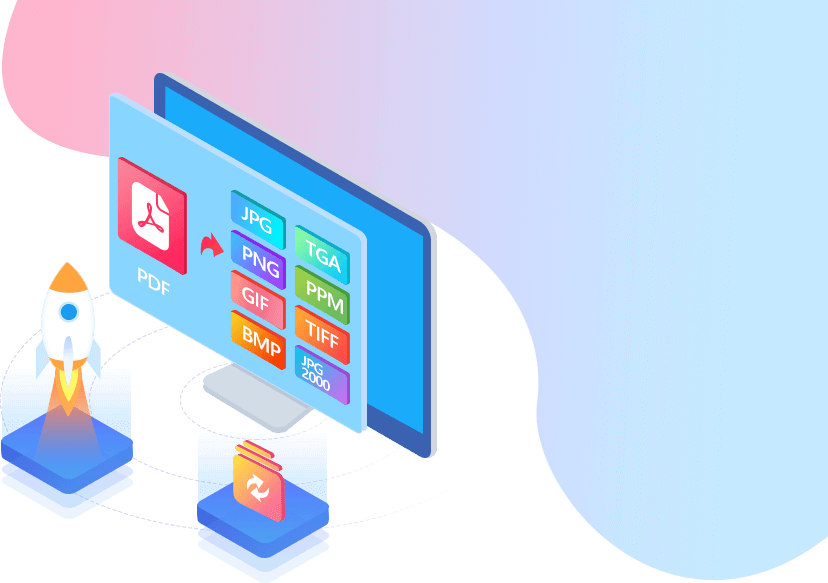 Bannière de PDF Image Convertisseur