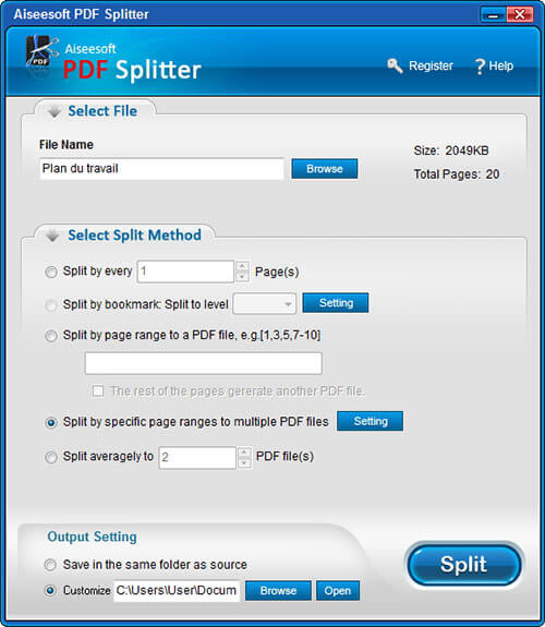PDF Splitter