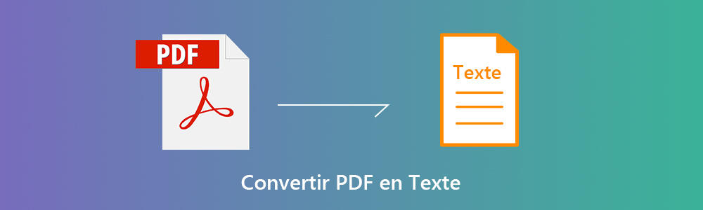 Convertir PDF en fichiers texte