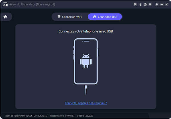 Interface de Connexion USB