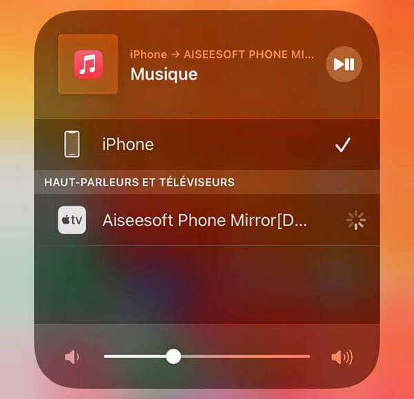 Recopie de l'audio - connecter iPhone avec l'ordinateur
