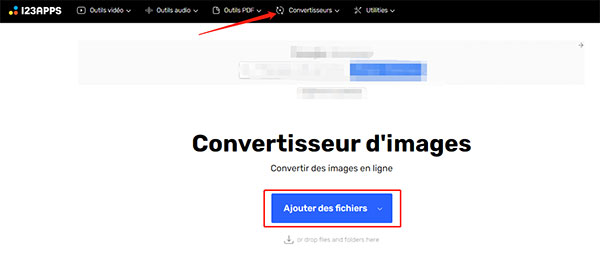 Convertisseur d'images dans 123APPS