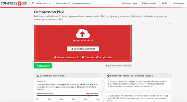 Compress2go – Compression PNG