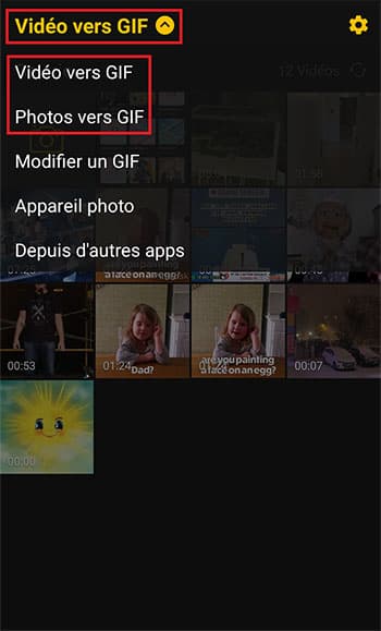 Créer un GIF avec ImgPlay
