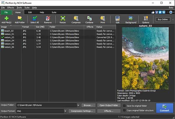 Pixillion Image Converter