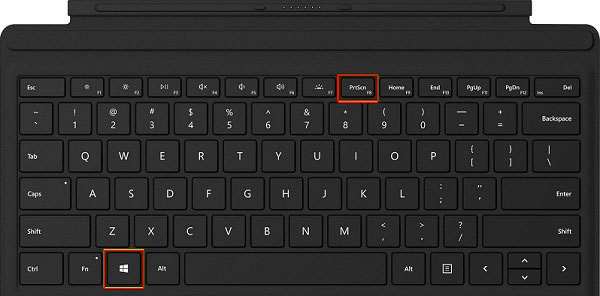 Faire une capture d'écran avec les raccourcis clavier