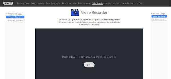 123APPS Video Recorder