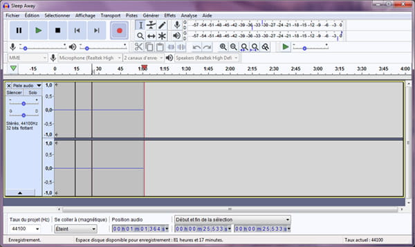 Enregistrer une cassette avec Audacity