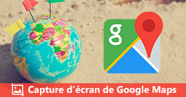 Faire la capture d'écran de Google Maps