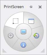 Un mode de capture sur Gadwin PrintScreen