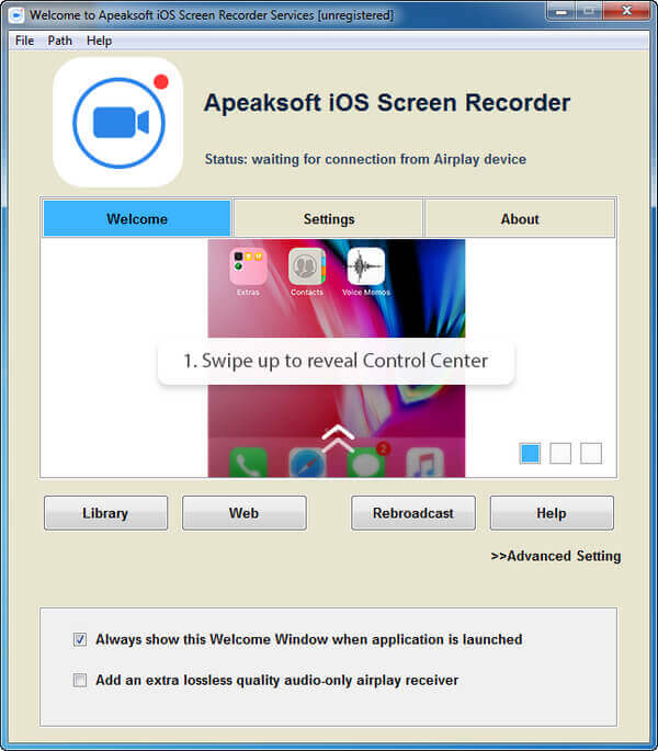Activer iOS Screen Recorder