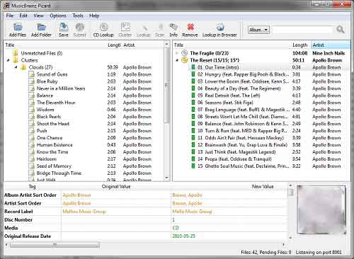 MusicBrainz Picard