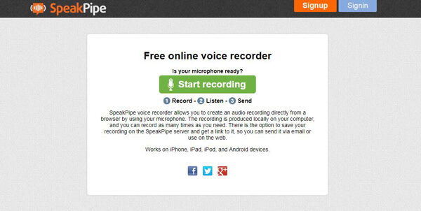 Free Online Voice Recorder