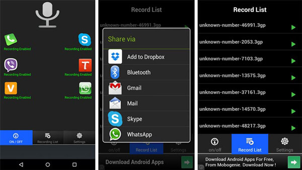Enregistrer un appel vidéo WhatsApp sur Android