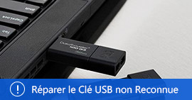 Que faire si la clé USB n'est pas reconnue