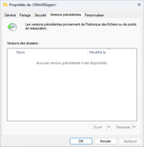 Restaurer les photos supprimées depuis la corbeille