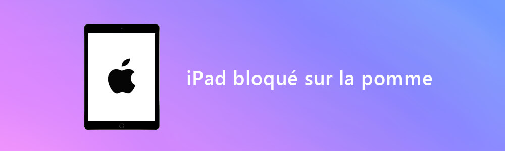 iPad bloqué sur la pomme