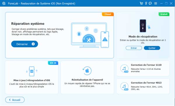 Réinitialiser iPad bloqué sans code