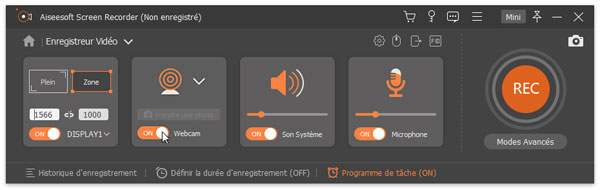 Définir la source d'image et audio