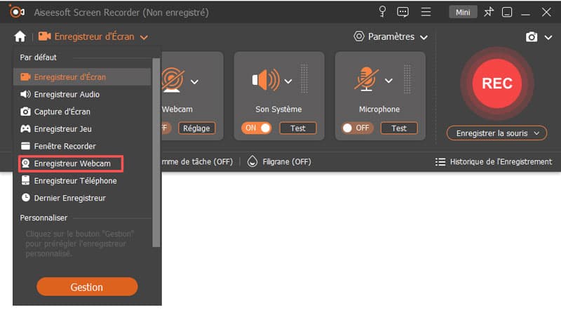 Enregistreur Webcam