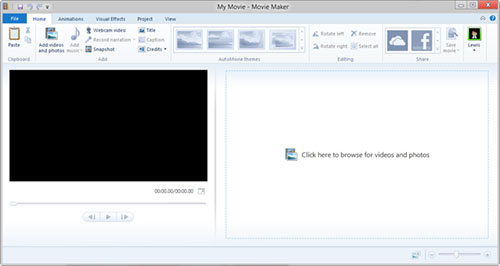 Ajouter la vidéo dans Windows Movie Maker