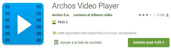 Archos Video Player