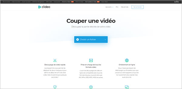 Clideo Video Cutter