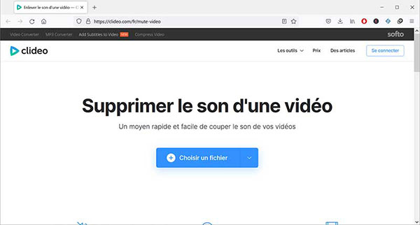 Supprimer le son d'une vidéo