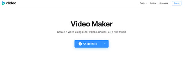 Clideo Video Maker