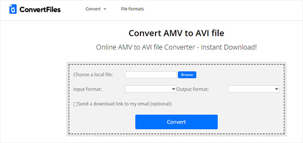 ConvertFiles Convertir AMV