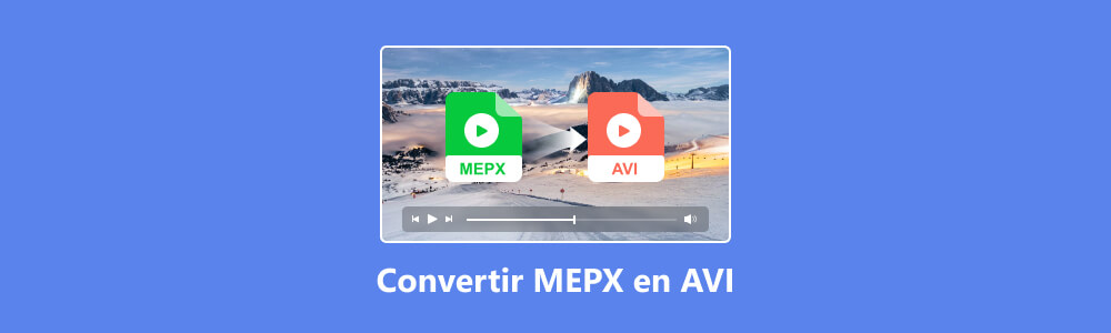 Convertir les fichiers MEPX en AVI