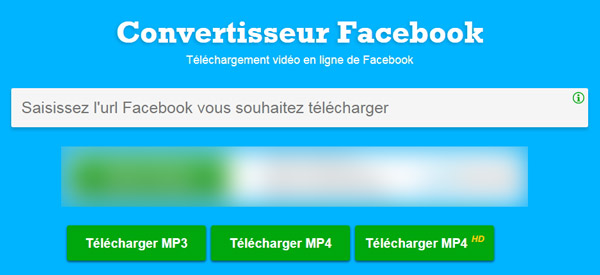 Convertisseur Facebook vers MP3 en ligne