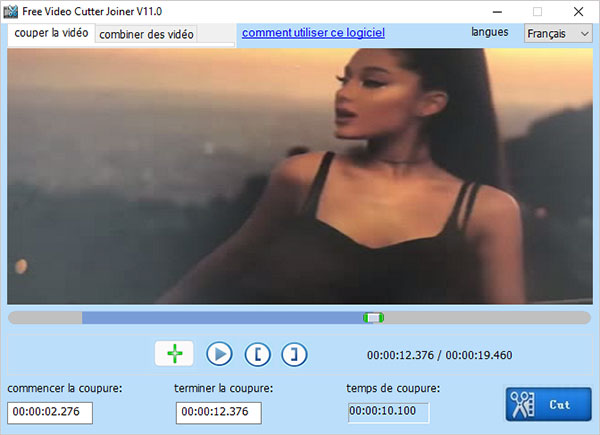 Couper une vidéo avec Free Video Joiner