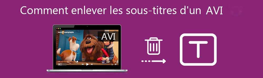 Enlever les sous-titres d'un fichier AVI