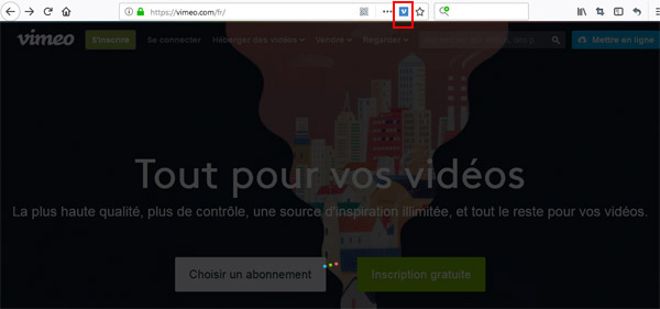 Télécharger les vidéos Vimeo avec l'extension Firefox